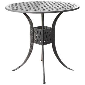 Savannah Outdoor Aluminum Round Bar Table