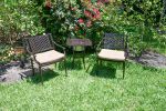 Savannah Outdoor Aluminum 3 Piece Bistro Set