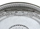 Antique Silver Round Ceiling Medallion 24 Inch Diameter