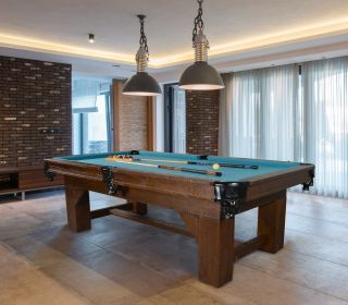 Bungalow Ash Wood Slate Top Pool Table