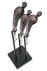 3 Acrylic Acrobats on Iron Stand