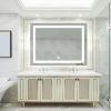 36x28 inch Bathroom Led Classy Vanity Mirror with High Lumen,Dimmable Touch,Wall Switch Control, Anti-Fog ,CRI 90 Adjustable 3000K-4500K-6000K ,IP54 W