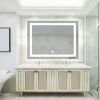 40X32 inch Bathroom Led Classy Vanity Mirror with High Lumen,Dimmable Touch,Wall Switch Control, Anti-Fog ,CRI 90 Adjustable 3000K-4500K-6000K ,IP54 W