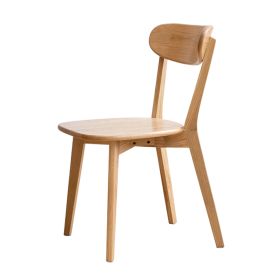 Dining chair wooden FAS grade oak natural wood made in North America 100% dirt-free wood chair solid chair table chair wooden living room chair simple