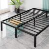 Heavy Duty Metal Bed Frame with Sturdy Steel Slat Support,QUEEN