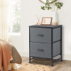 Drawers Dresser Chest of Drawers,Metal Frame and Wood Top,H2bc,Gray