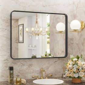 Bathroom Mirror Vanity Mirror for Wall,Aluminum Alloy Framed Wall Mirror Farmhouse,40"√ó30"