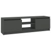 TV Cabinet Gray 47.2"x11.8"x14" Engineered Wood