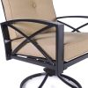 Outdoor Swivel Chairs, Patio Chair Rocker with Cushion (Set of 2)