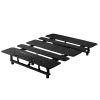 Adjustable Bed Base Frame Queen Bed Frame with Head and Foot Incline Wireless Remote Zero Gravity Quiet Motor Black Queen