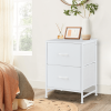 Drawers Dresser Chest of Drawers,Metal Frame and Wood Top,H2bc,White