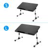 Foldable Laptop Stand Height Angle Adjust Notebook Bed Desk Breakfast Reading Table L Size