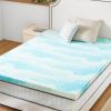 Memory Foam Cooling Gel Swirl Infused Bed Topper for Back Pain,2 Inches,Twin XL