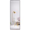 square rounded corners Full Length Mirror Floor Mirror Hanging Standing or Leaning, Bedroom Mirror Wall-Mounted Mirror Dressing Mirror with Black Alum