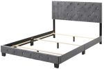 Glory Furniture Suffolk G1401-KB-UP King Bed , GRAY