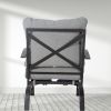 Metal Outdoor Rocking Chair (Set of 4)