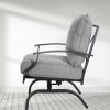 Metal Outdoor Rocking Chair (Set of 4)