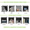 Cube Storage 12-Cube Bookshelf Closet Organizer Storage Shelves Shelf Cubes Organizer DIY Square Closet Cabinet Shelves, Black