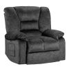 Oversized Recliner Chair Sofa with Massage and Heating