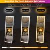 3 Color Lighting Mirror with LED Lights, 64"x21" Lighted Floor Standing Mirror with Stand