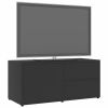 TV Cabinet Gray 31.5"x13.4"x14.2" Engineered Wood