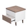 Modern Multi-functional Coffee Table Extendable with Storage & Lift Top in Walnut