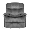 39.4" Wide Oversize Big Man Modern Velvet Power Lift Assist Recliner With Heating and Massage