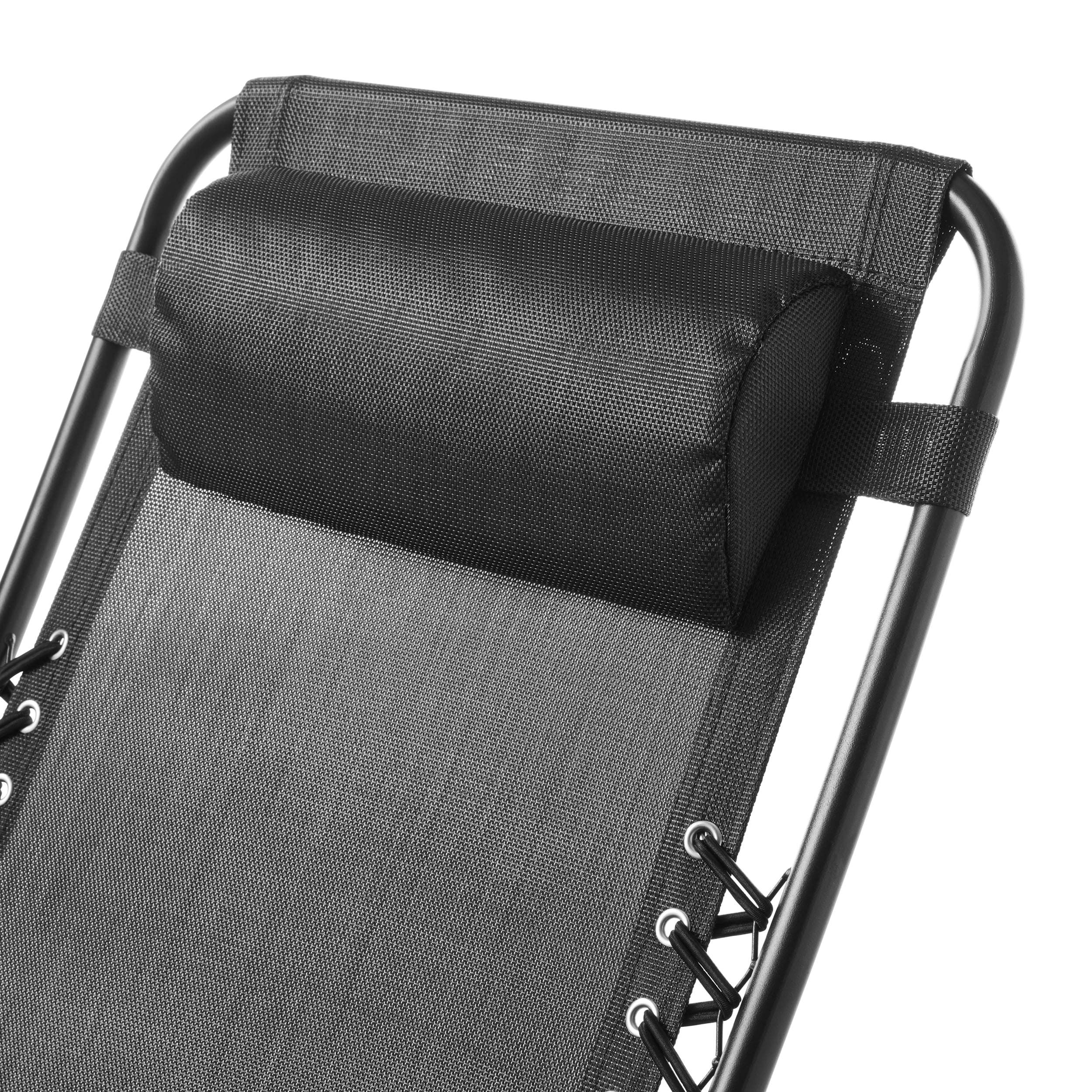 Zero Gravity Chair Lounger, 2 Pack Navy