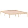 Bed Frame 53.9"x74.8" Solid Wood Pine Full