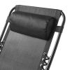 Zero Gravity Chair Lounger, 2 Pack - Black