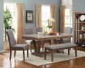 2pc Brown Finish Side Chair Beige Fabric Upholstered Seat Nailhead Trim Accent Dining Room Wooden Furniture