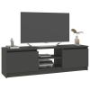 TV Cabinet Gray 47.2"x11.8"x14" Engineered Wood