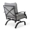 Metal Outdoor Rocking Chair (Set of 4)