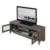 Techni Mobili Grey Driftwood TV Stand