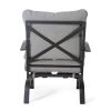 Metal Outdoor Rocking Chair (Set of 4)