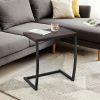 Steel Frame C-shaped Sofa Side End Table