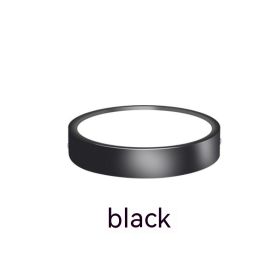 Punch Free Round Hole Lamp Hole Lamp (Option: 25W Black-White 6500K)