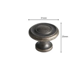 Modern Minimalist Green Bronze Single Hole Drawer Round Handle (Option: 4style)