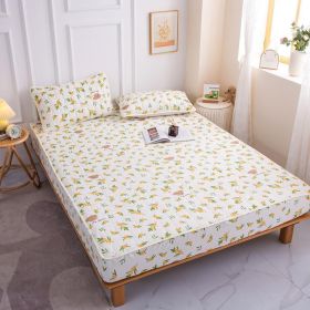 Cotton Covered Anti Slip Cartoon Bedspread (Option: Orange Flavored Bear-180x220cm)