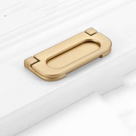 Gold Wardrobe Door Handle Lengthened Aluminum Alloy Cabinet Drawer Cabinet Door Handle (Option: L203564 Gold)