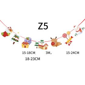 Paper Flags Are Arranged In The Atmosphere Of Christmas Scenes (Option: Z5)