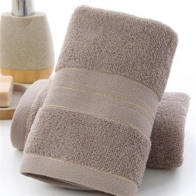 Household Cotton Towel Companion Gift (Option: Light card color-34x74)