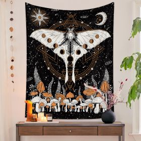 European Retro Mushroom Hanging Cloth Plant Homestay Tapestry (Option: E-200X150CMStar light)