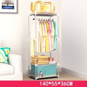 Single Dormitory Dust Closed Wardrobe (Option: Small coat hanger)