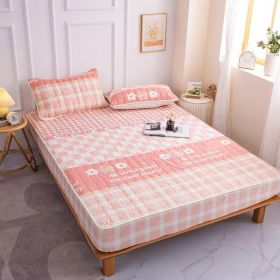 Cotton Covered Anti Slip Cartoon Bedspread (Option: Macarone powder-200x220cm)