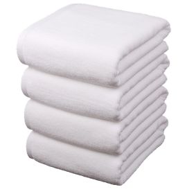 Pure Cotton Face Wash Hotel Absorbent Beauty Salon Special Face Towel (Option: White-200g 50x75cm)
