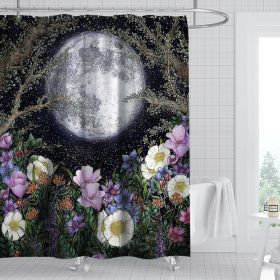 Digital Print-free Bathroom Curtain (Option: YLHTYY02-90gsm finished product 400g)