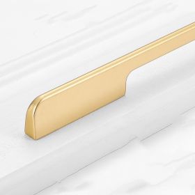 Gold Wardrobe Door Handle Lengthened Aluminum Alloy Cabinet Drawer Cabinet Door Handle (Option: Basic Gold160)