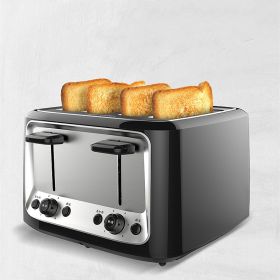 Home Automatic Multifunctional Toaster Four Slot Export (Option: Set-AU)