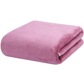 Large Cotton Absorbent Quick Drying Lint Resistant Towel (Option: Purplish red thickened-90x190cm)